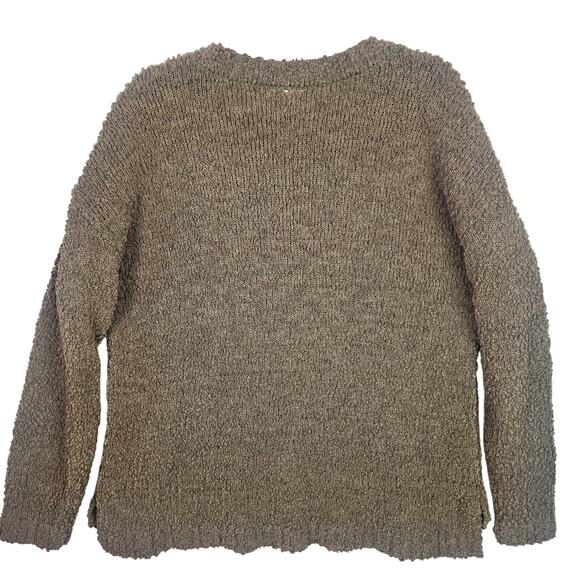 Studio B by Bobeau Mettalic Skull Sweater Women’s SZ XL Brown/Gray Boucle EUC - Picture 2 of 13